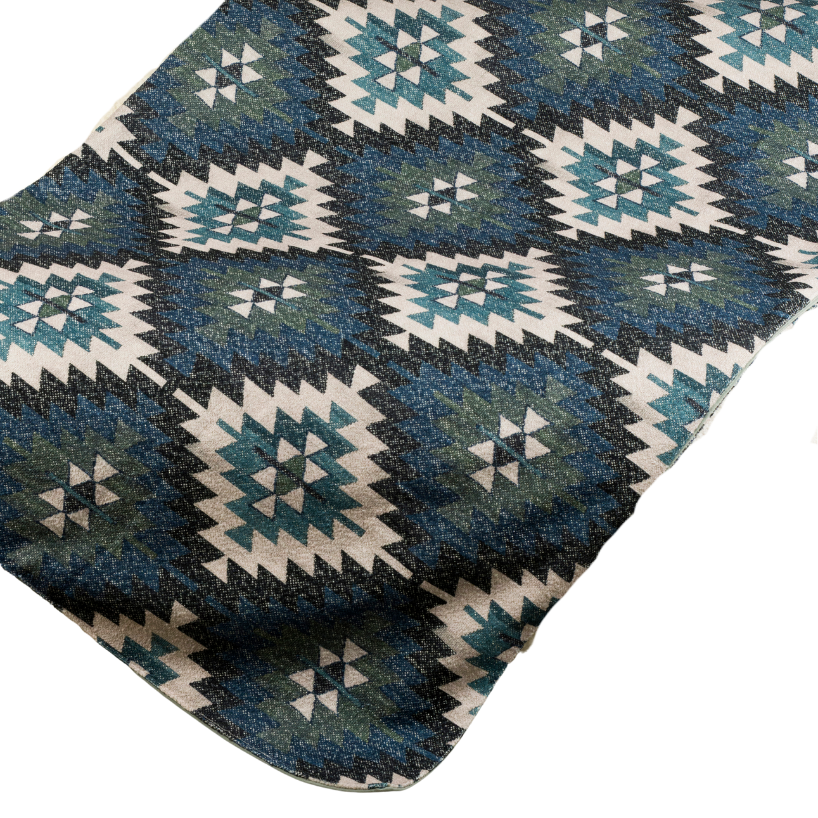 Manta Kilim azul