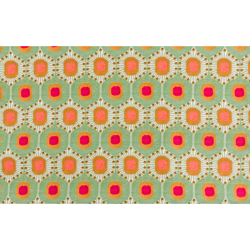 Mantel geometrico turquesa