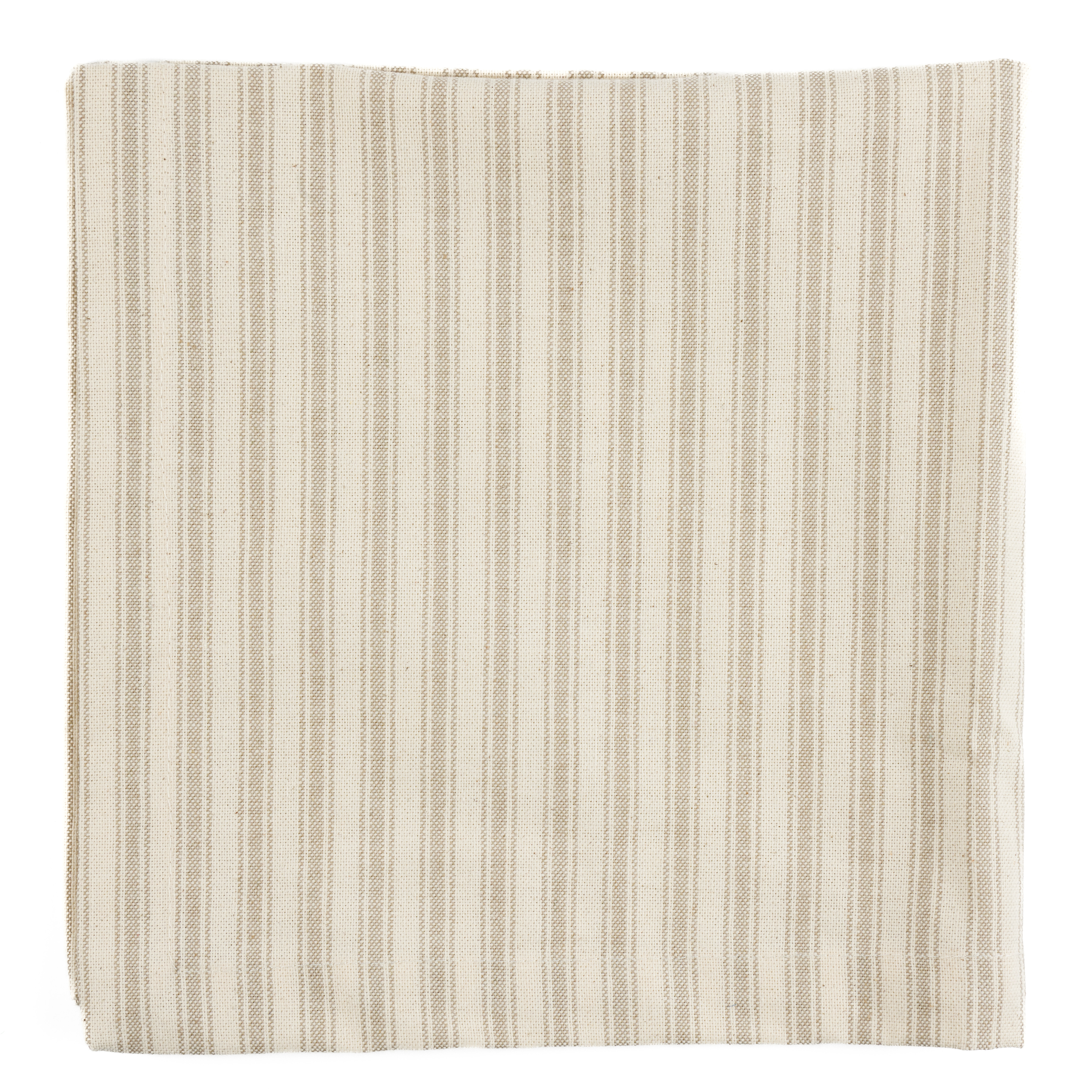 Servilleta raya rústica beige