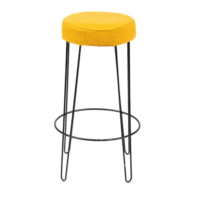 Funda Taburete Alice Mostaza