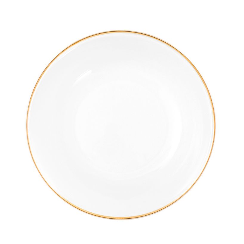 Plato hondo natural gold