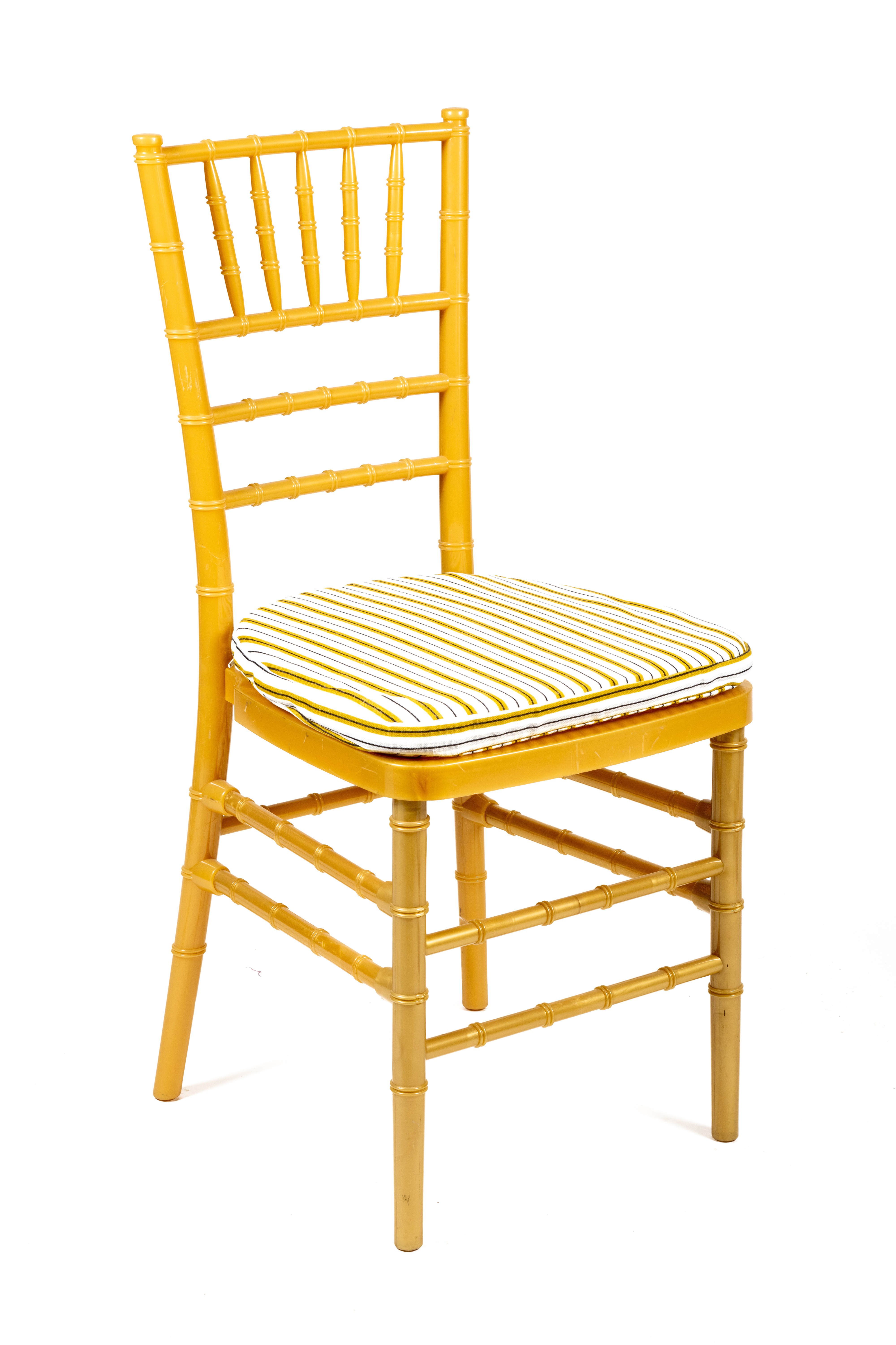 Cojin amarillo tiff pvc dorada