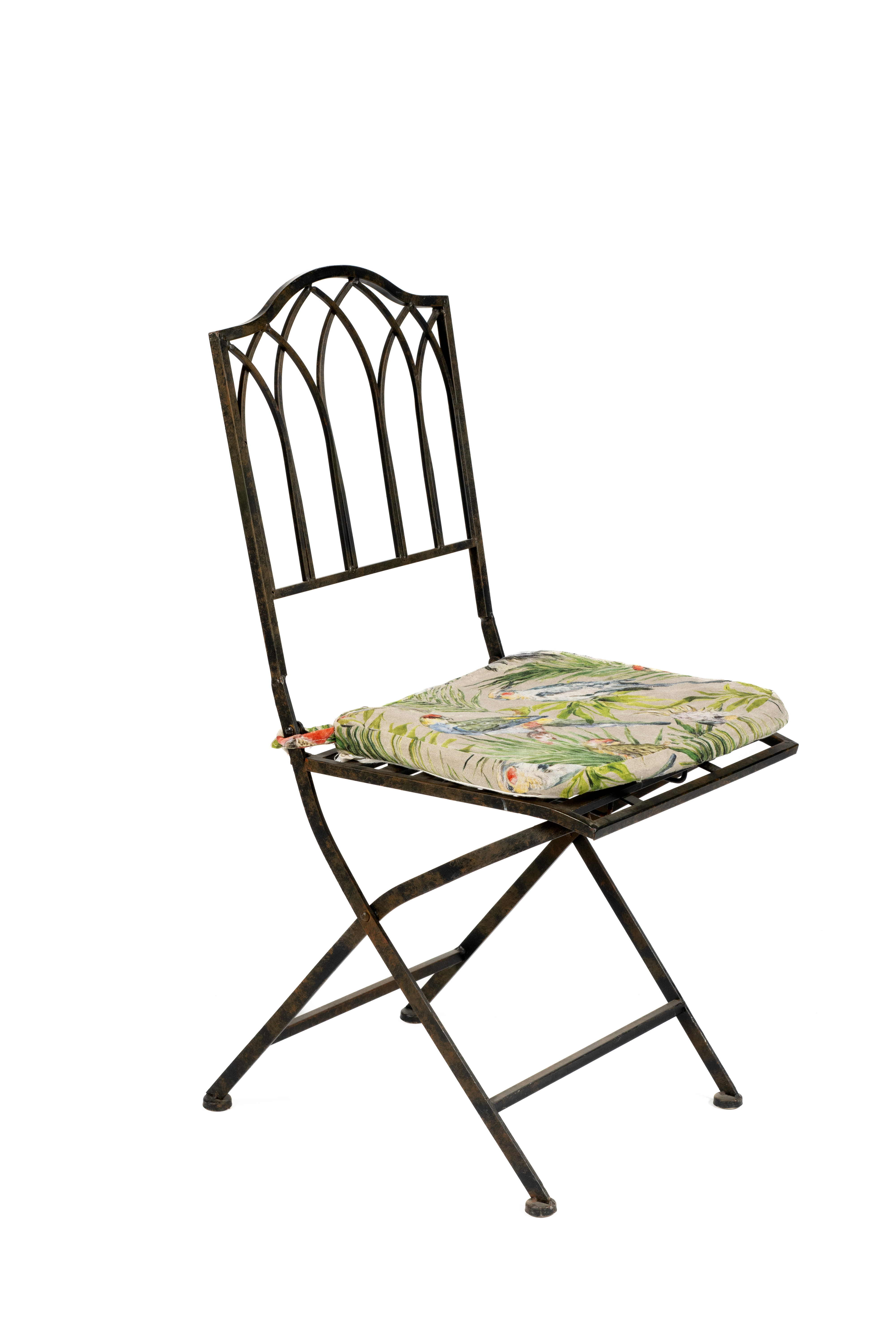 Cojin estampado silla brass