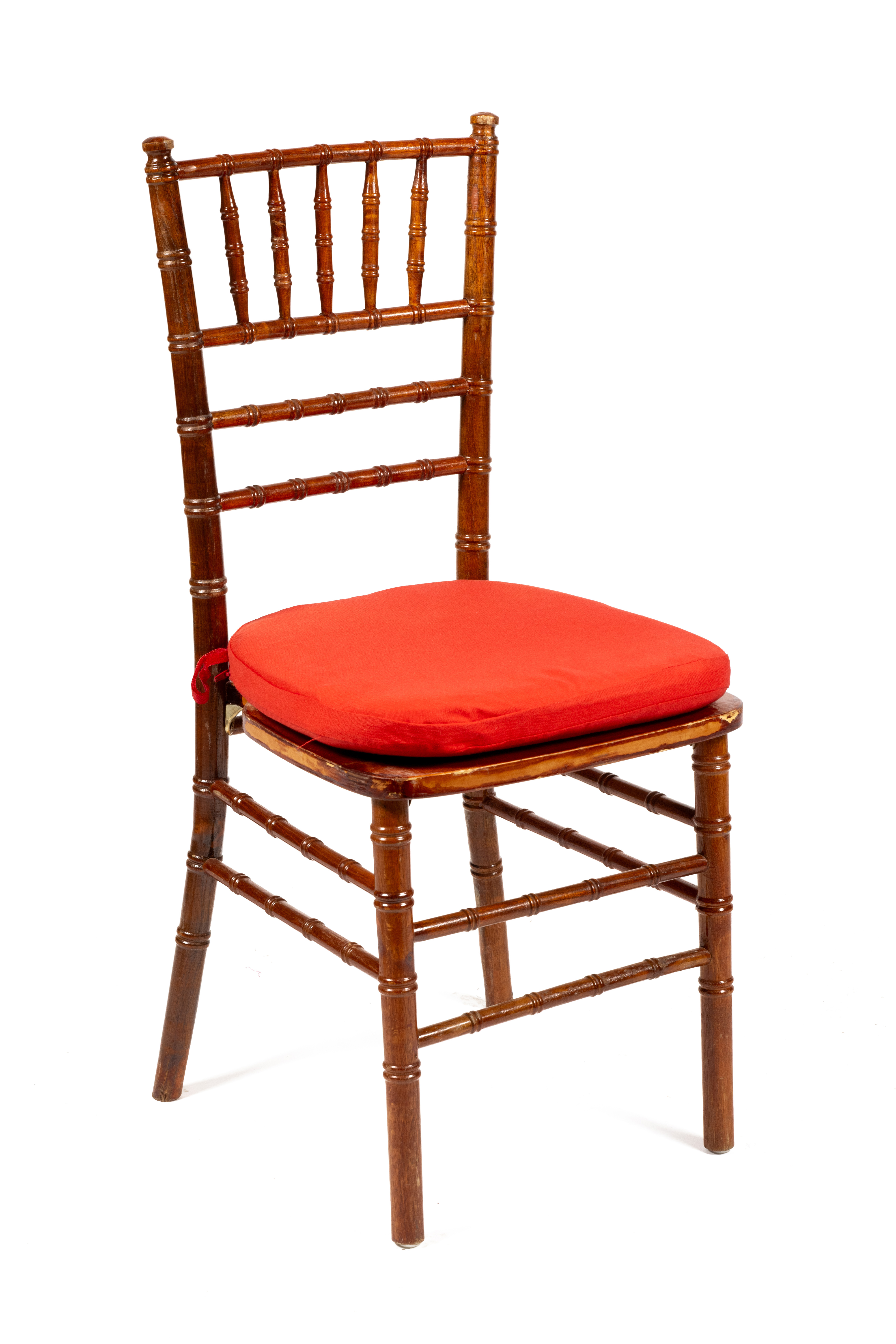 Cojin rojo tiff fruitwood