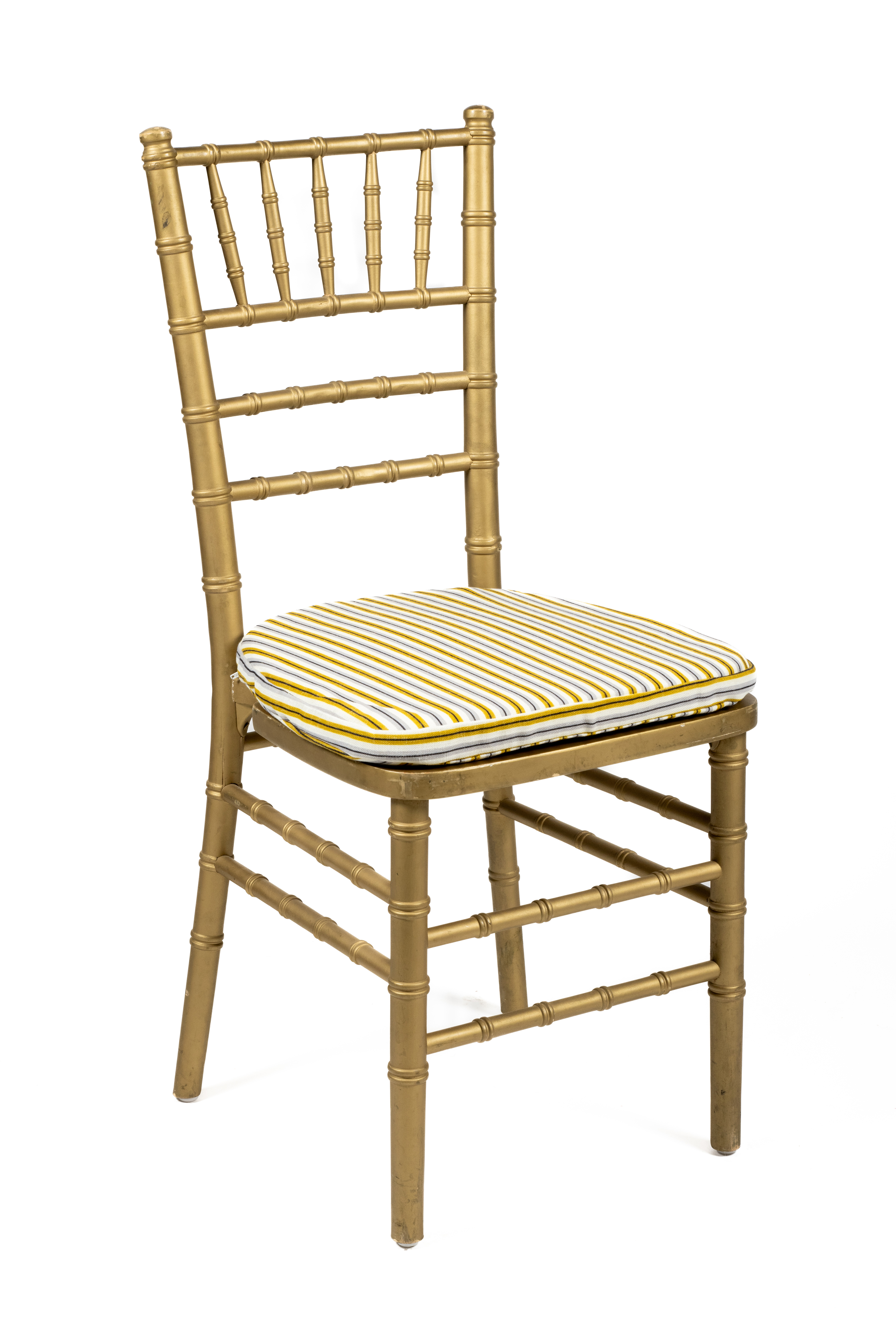Cojin amarillo tiff madera dorada
