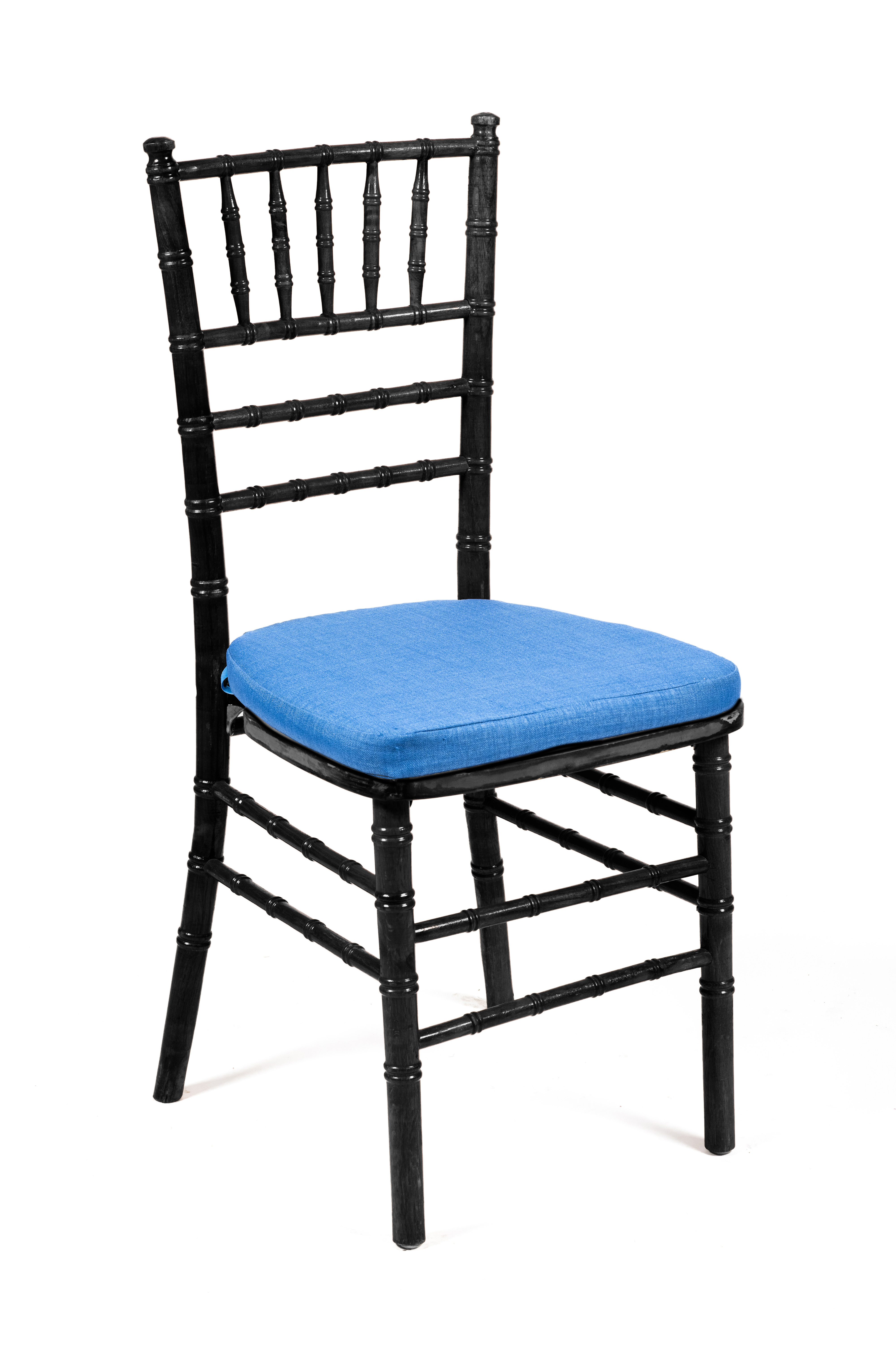 Cojin azul tiff pvc negra