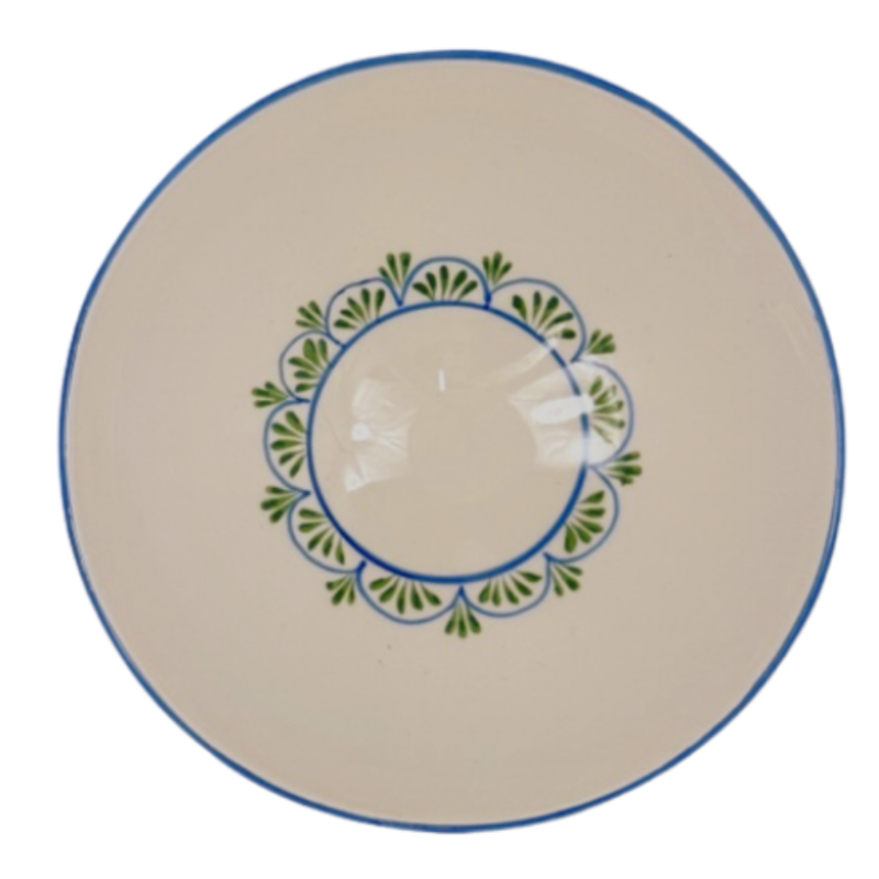 Plato hondo Maroco verde