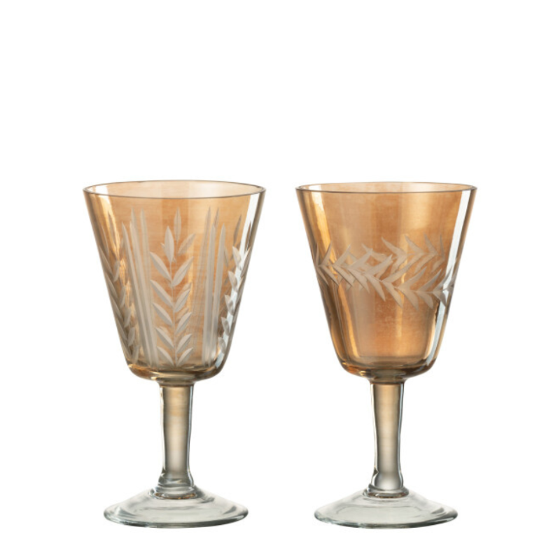 Copa agua Imperium dorado