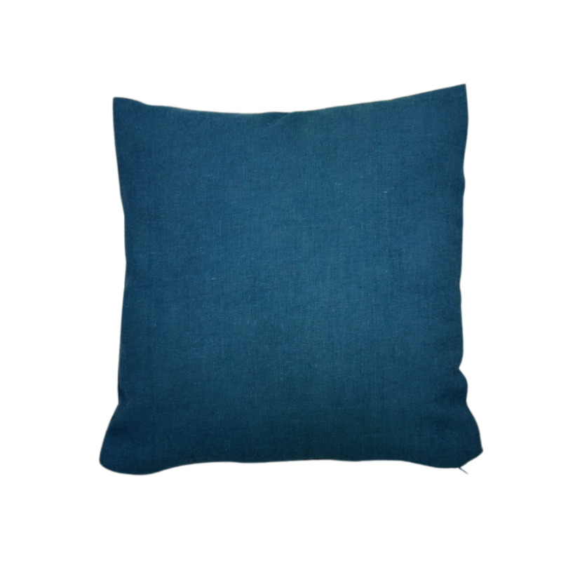 Cojin lino azul navy