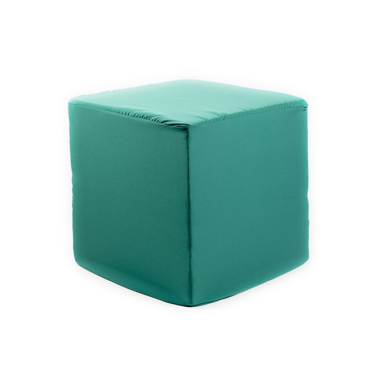 Puff Poliespán Verde Agua