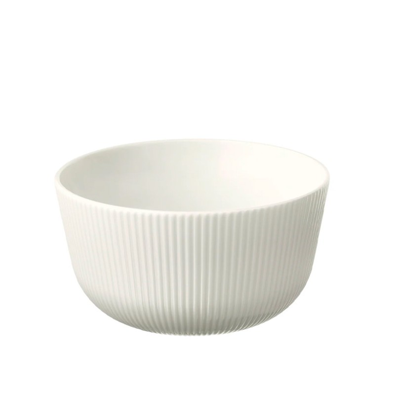 Bowl rayado blanco
