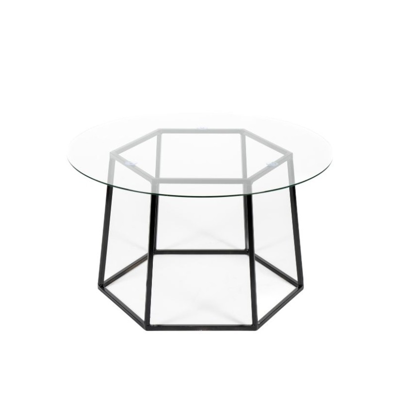 Mesa Hexagonal Baja negra 