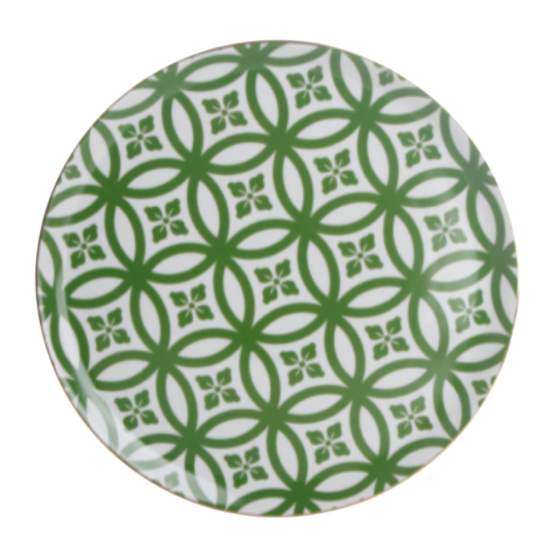 Plato Trinchero Geo Verde