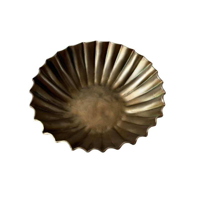 Plato pan sol dorado