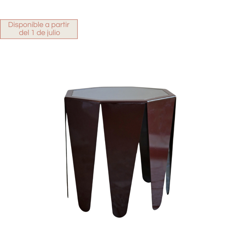 Mesa auxiliar Octave marrón