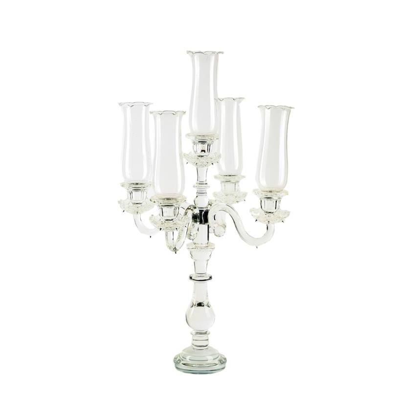 Candelabro tulipa cristal