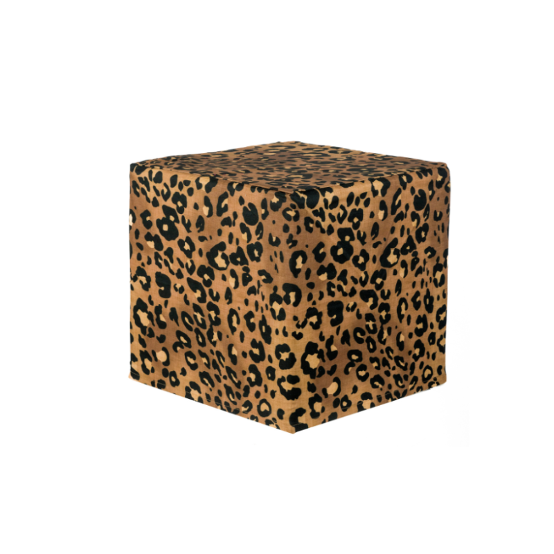 Funda puff Naútico leopardo