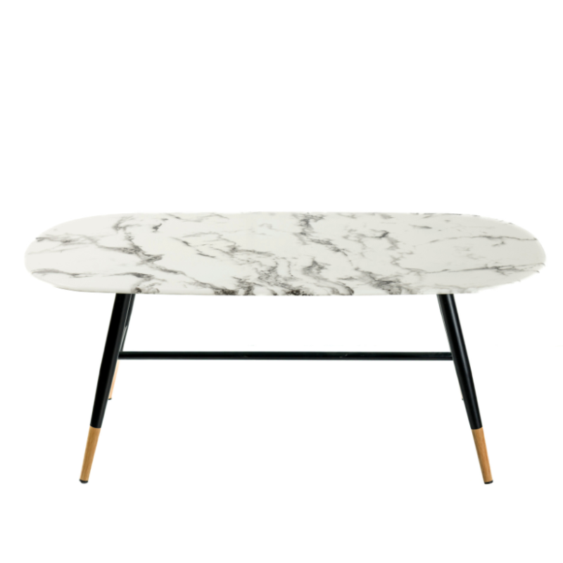 Mesa Café marmol ovalada