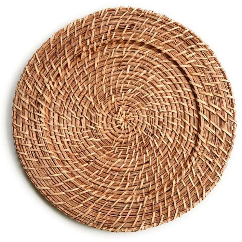 Bajoplato Rattan plano