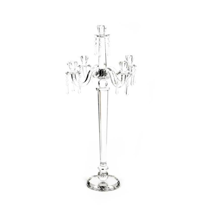 Candelabro cristal narciso