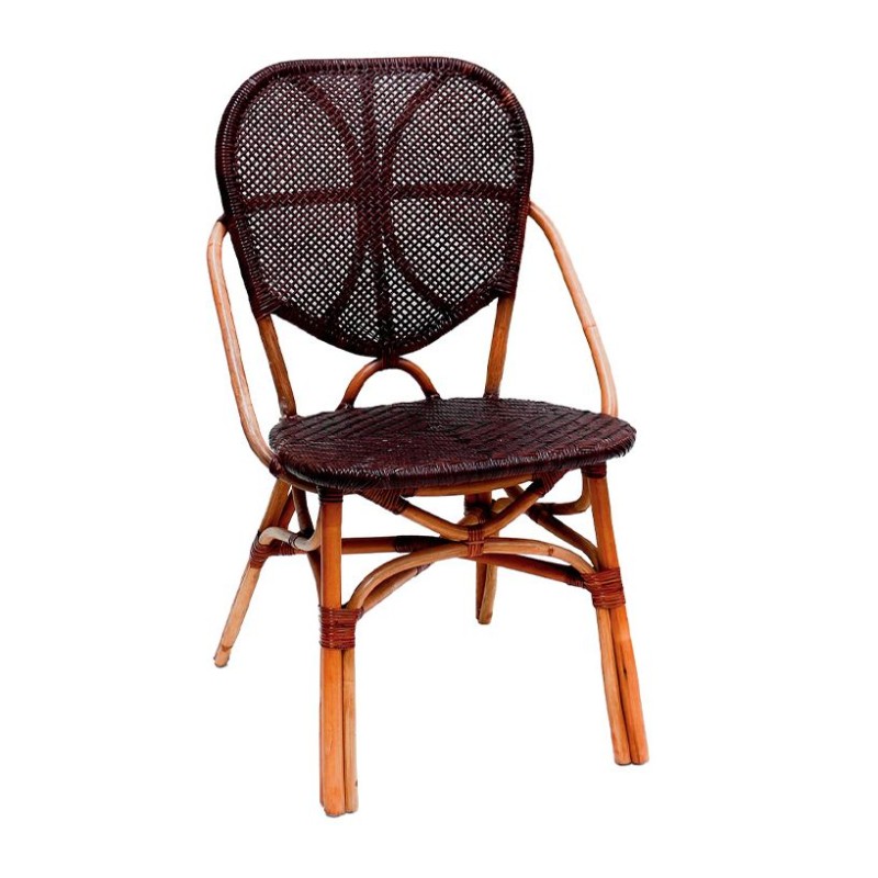 Silla Bali Marrón Oscuro