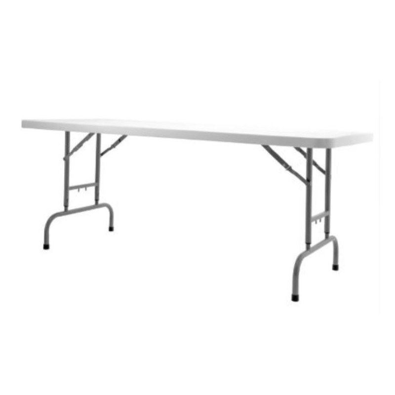 Mesa PVC Regulable en Altura 183x76 cm